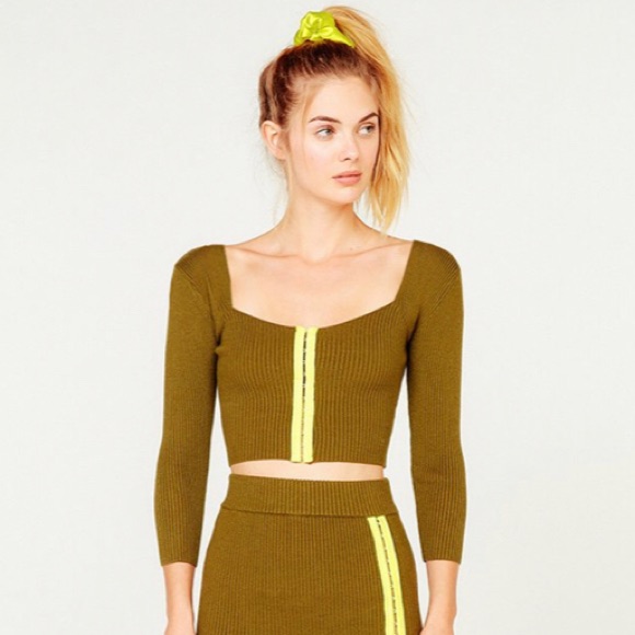 For Love And Lemons Paige Hook And Eye Top Nwt